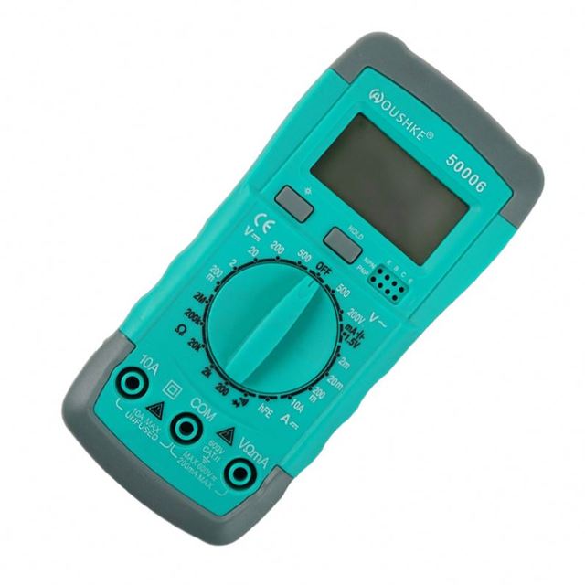 OUSHKE Smart Multimeter True Digital Multimeter Electrical Equipment Tester AC/DC Voltage Auto Range Anti-burning Model 50006