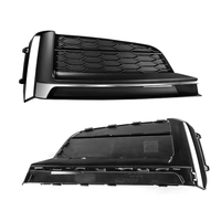 Grille de protection de phare antibrouillard avant de voiture de haute qualité avec garantie, finition brillante en nid d'abeille pour Audi A5 2017 2018 2019