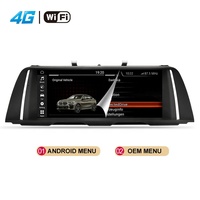 Autoradio à écran tactile 10.25 "Android 12 8 + 64GB pour BMW Série 5 F07 GT Série 4 F32 F33 F36 Navigation GPS de voiture