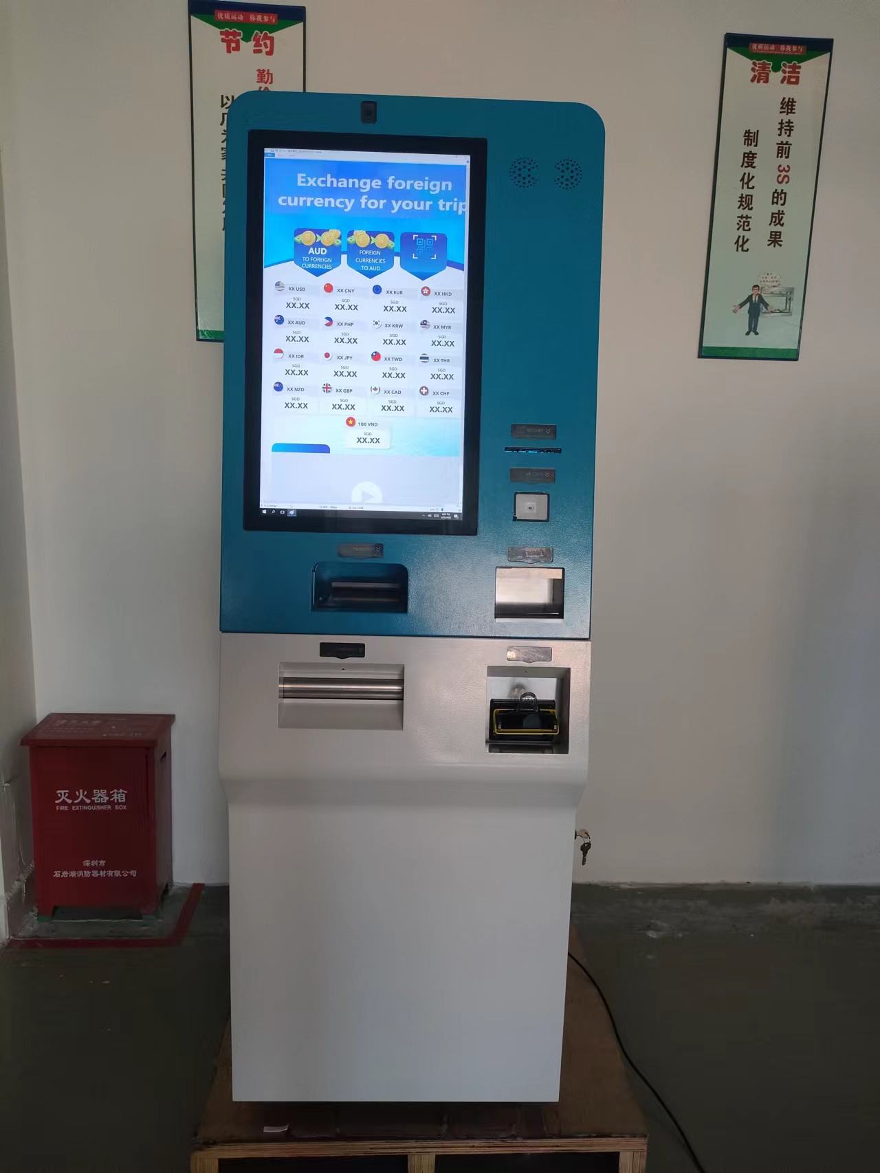 银行自动取款机外币兑换机纸币和硬币兑换亭自动取款机| Alibaba.com