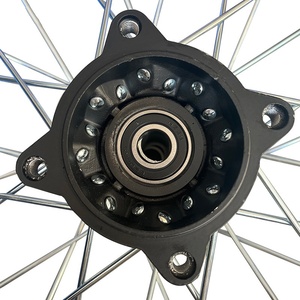 <span class=keywords><strong>Llanta</strong></span> de <span class=keywords><strong>radios</strong></span> de freno de disco de aleación de aluminio para motocicleta todoterreno de 1,85x14 pulgadas con calcomanías y cubo de rueda - Product Image 6