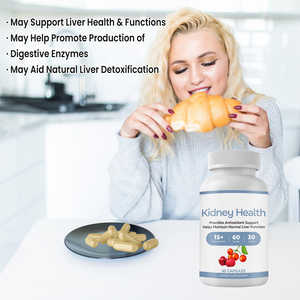 Capsule OEM per la Pulizia e la Disintossicazione dei Reni con Citrato di Magnesio, Vitamina B6, B12, Coenzima Q10, Integratori Erboristici in Compresse - Product Image 3