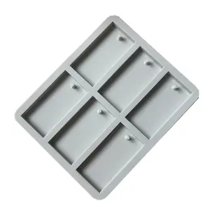 6 равномерных прямоугольных листов для ароматизированного воска в шкафу, силиконовая форма для дезодорирования, твердый ароматизированный пластырь, подвесная силиконовая форма