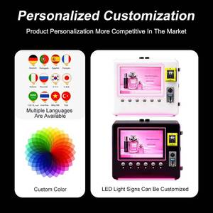 XYZ Unique 6 Spouts Touchscreen Automatic Smart <b>Table</b> <b>Wall</b> <b>Mounted</b> Coin Operated Credit Card QR Code Payment Vending Machine - Product Image 6