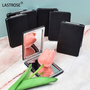 Portable Rectangular PU Leather Folding Vanity Mirror Daily Use Cosmetic <b>Makeup</b> <b>Tool</b> - Product Image 3