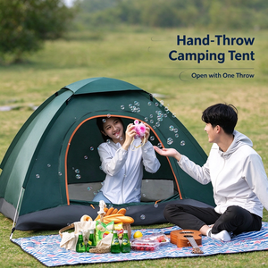 Tentes pour le camping en plein air, 2 personnes, 3-4 personnes, tentes automatiques à ouverture rapide, tentes <span class=keywords><strong>de</strong></span> camping en gros, tentes à installation rapide - Product Image 1