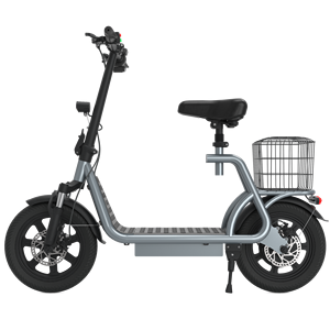 Scooter Eléctrico X12 Gris de 12 Pulgadas, Bicicleta de Reparto de Alimentos de Largo Alcance, Plegable, de Alta Velocidad, X12 - Product Image 2