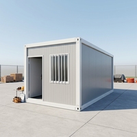 Maison conteneur moderne détachable et portable de 10 pieds, cabine modulaire préfabriquée en kit pour hôtel et usage extérieur