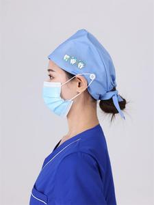Cappello Chirurgico Unisex Regolabile per Dentisti e Infermieri, Berretto in Cotone per Sala Operatoria e Uso Ospedaliero - Product Image 1
