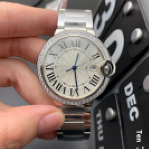 Fabbrica diretta Shandu donna AF V6 palloncino blu 33mm orologio automatico Charm lega impermeabile puntatore di vetro al quarzo - Product Image 3