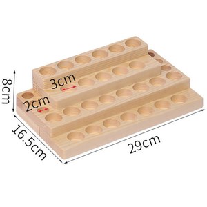 Hương liệu hiện đại Gỗ tinh dầu hiển thị Organizer vòng tròn vẻ đẹp trường hợp Rack đứng - Product Image 6