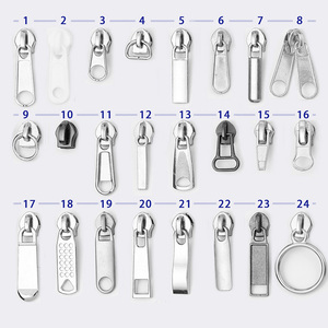 Glissières de fermeture éclair en alliage de zinc de haute qualité, personnalisées en gros, échantillon <span class=keywords><strong>gratuit</strong></span>, glissières de fermeture éclair plaquées - Product Image 6