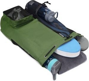 <span class=keywords><strong>Sac</strong></span> de sport OEM écologique en gros pour ordinateur portable, séparation humide/sèche à séchage rapide, avec cordon de serrage, logo personnalisé, <span class=keywords><strong>sac</strong></span> à <span class=keywords><strong>dos</strong></span> de natation en maille - Product Image 3