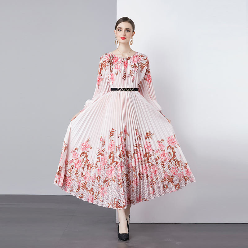 Boutique Wholesale 2024 Autumn New Fashionable Round Neck Printed