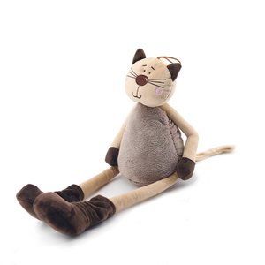 Mainan boneka hewan peliharaan, oranye, 11 inci, lembut, Anime, kucing - Product Image 2