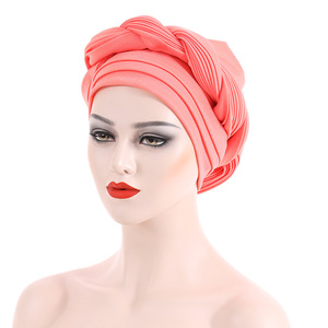 Turbante Musulmán con Cuentas Apiladas, Trenzado, Moderno y Exagerado, para <span class=keywords><strong>Mujer</strong></span> Africana, en Oferta - Product Image 4