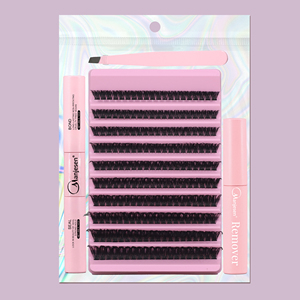 <span class=keywords><strong>Cils</strong></span> en grappe DIY Neon Coral Surge 117D D Curl 14-19mm, couleurs vives et lumineuses, fluorescentes, tropicales, audacieuses, pour les vacances et les soirées - Product Image 4