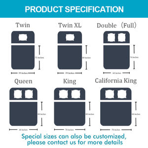 Copriletto trapuntato impermeabile antiscivolo doppio completo regina king size a prova di acqua - Product Image 5