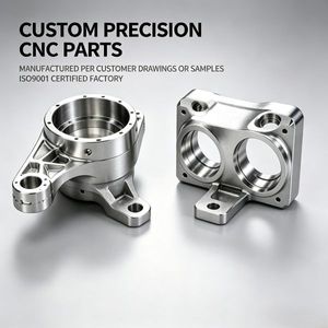 Soportes Estructurales Fresados por CNC de Alta Precisión OEM, con Mangueta de Dirección y Carcasa de Rodamiento de Doble Orificio, Mecanizados por CNC de Precisión Personalizada - Product Image 1