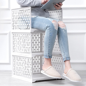 Clothing Organizer Drawer Storage Box Rectangular Stackable 6 Tier <b>Wardrobe</b> Closet Bedroom Kitchen Living Room Storage - Product Image 3