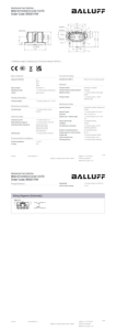 Interruptor de límite múltiple Balluff BNS 819-D03-D12-62-10-FD de 3 estaciones BNS01HW - Product Image 6