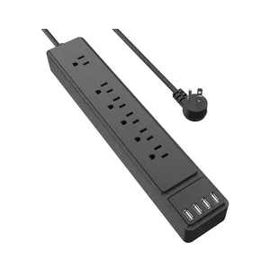 OEM ODM Extension Cord 10 Outlets Extension power socket universal extension socket US Power Strip Surge protection