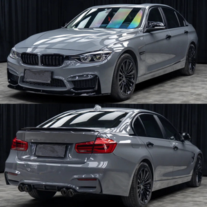 Kit de carrosserie pour pare-chocs F30 Upgrade to M3 Style Pare-chocs avant Pare-chocs arrière Jupes latérales Facelift pour Série 3 F30 F35 328i 335i <span class=keywords><strong>330d</strong></span> - Product Image 4