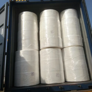 Rouleaux de serviettes en papier Airlaid en tissu non tissé blanc, matières premières pour la fabrication de rouleaux de serviettes en papier, vente en gros sur mesure - Product Image 2