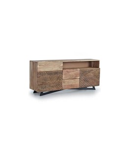 Nuevo aparador antiguo de madera maciza, nuevo gabinete para sala de estar y comedor, estilo rústico americano Custer para muebles de Hotel - Product Image 1