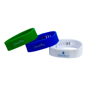 Bracelet RFID intelligent double fréquence GSC personnalisable 860-960 MHz, longue portée NFC, modèle ISO pour parcs d'attractions - Product Image 2