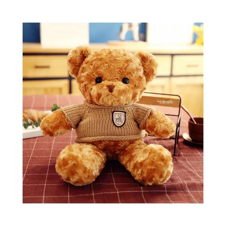 Hersteller benutzer definierte Teddybär mit Pullover 20//50cm Mini kleine Teddybär Stofftier Valentinstag Geschenk