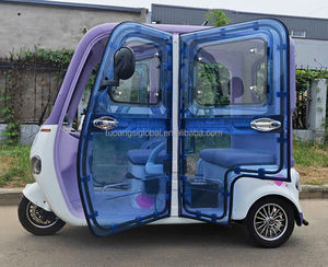 <span class=keywords><strong>Triciclo</strong></span> Eléctrico Urbano de Alta Calidad, 60V, Tipo Cerrado, <span class=keywords><strong>para</strong></span> 3 Pasajeros - Product Image 4