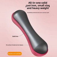 Beenvormige gietijzeren dumbbells dames fitnessapparatuur voor thuis, solide mini-set yoga & workout lichaamsvormende training