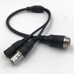 4 pin hàng không Nam nối để DC + BNC nữ an ninh CCTV Camera Cáp Xe Màn Hình hàng không cáp mở rộng - Product Image 5