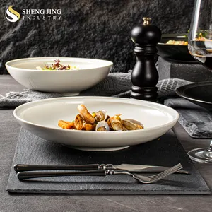Piatti e piatti di glassa in ceramica per Hotel nero opaco servizio da tavola per la casa e la cucina in porcellana