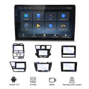 Factory Supply Universal Touchscreen Head Unit 9 10 Inch Android 11 Auto Stereo Audio Radio Auto Monitor Gps 6G + 128G