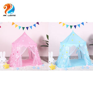 Tente de jeu de princesse populaire rose/<span class=keywords><strong>bleu</strong></span> pour filles, château de jeu, tente pour enfants, jouet de maison pour bébé - Product Image 3