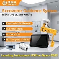 Système de nivellement pour excavatrice YCT H5 Pro, guide de nivellement de précision GNSS pour les travaux de terrassement et la construction, outils de diagnostic pour chantiers routiers