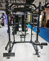 CooSport Fitness – Équipement de musculation professionnel complet avec machine Smith et rack à squats métallique pour l'entraînement des triceps