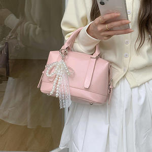 Bolso de Hombro Rosa en Forma de Almohada con Cierre de Cremallera para Uso Diario, Primavera 2025, Bolso Bandolera Pequeño - Product Image 5