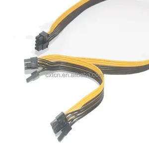 Power Verlengkabel Cord Videokaart Power Kabel 8 Pin Man Dual 8Pin(6 + 2) mannelijke Pci-E Kabel