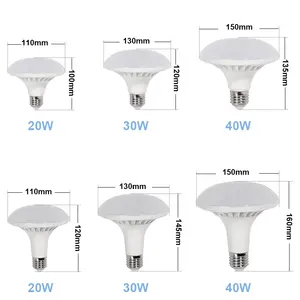 Grosir lampu LED bohlam UFO daya tinggi lampu leher panjang bola lampu LED E27 B22 40W LED UFO
