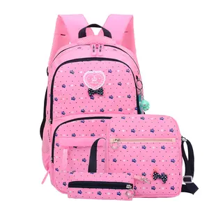 Factory Price Fashion Kids Backpack Waterproof Child Backpack School Bag Nice Print 3pcs Kids Bag Backpack