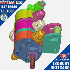 Bomba de Sumidero Seco Universal de 3 y 4 Etapas, Serie Tri-Lobe, de Aluminio Billet Anodizado Personalizado de Alta Calidad a <span class=keywords><strong>Precio</strong></span> de Fábrica HKAA - Product Image 2