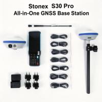 Version Internationale Stonex S30 Pro Intégrée avec Laser 50m, Double Caméra AR, Récepteur GNSS RTK IMU et Logiciel Surpad