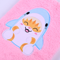 Fournisseurs de bureaux et d'écoles Vente en gros d'usine Carnet de notes en peluche de taille Kawaii mignon et personnalisé à couverture rigide pour enfants