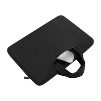 Tas Laptop Neoprene Portabel Ramah Lingkungan dengan Ritsleting dan Desain Kustom, Dilengkapi Warna & Logo Sesuai Pesanan