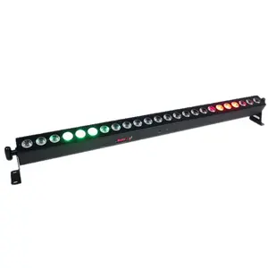24x3w RGB 3in1 Battery Powered LED wall washer light Led wash bar for wedding bar