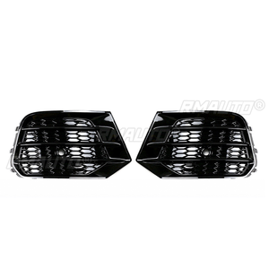 2x Car Front Bumper Fog <b>Light</b> Grille Honeycomb <b>HEX</b> Fog Lamp Grill Cover for Audi Q3 2016 2017 2018 Car Accessories - Product Image 3