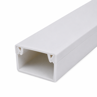 Goulotte de câblage en PVC, prix usine de gros, canal de protection décoratif en plastique massif pour câbles